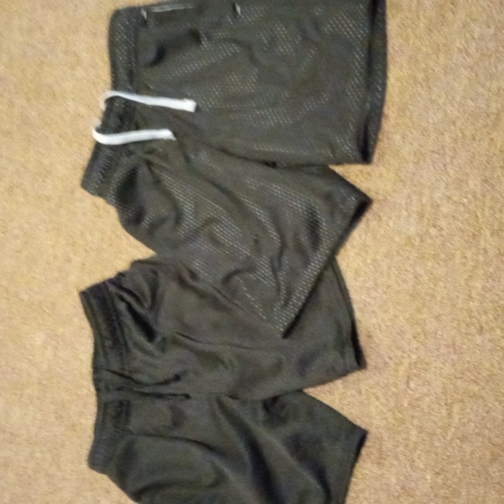 ANDREW SCOTT BBALL SHORTS MESH LIKE POCKETS DRAWSTRING BLACK SIZE 5